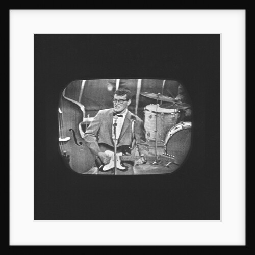 Buddy Holly on the Sunday Night at the Palladium TV show by Harry Hammond