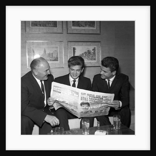 Everly Brothers with Andy Gray by Harry Hammond