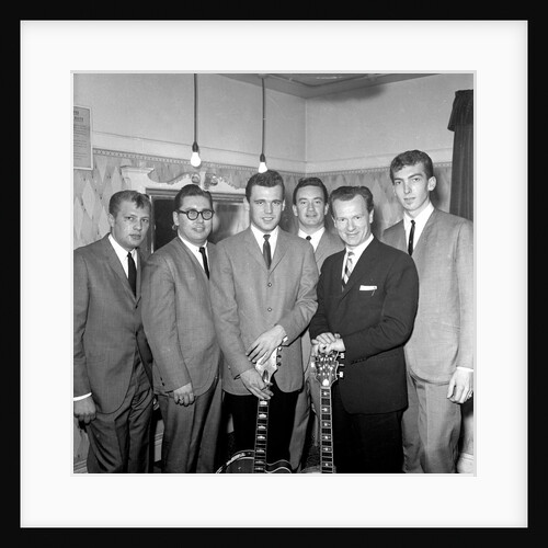 Duane Eddy with own backing group and Bert Weedon by Harry Hammond