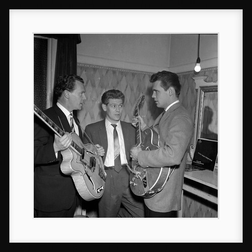 Duane Eddy with Keith Goodwin and Bert Weedon by Harry Hammond