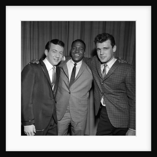 Duane Eddy, Clyde McPhatter and Bobby Darin by Harry Hammond