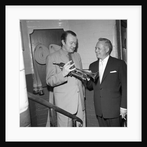 Billy Daniels with Humphrey Lyttleton by Harry Hammond