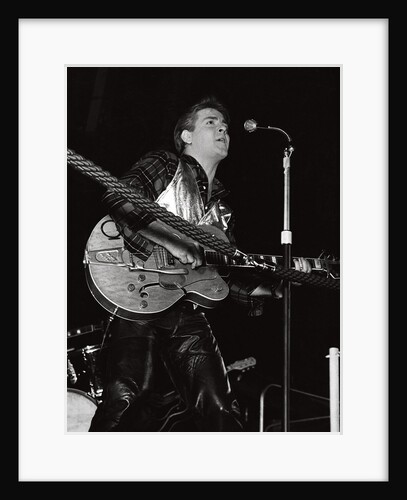 Eddie Cochran with Brian Bennett on drums by Harry Hammond