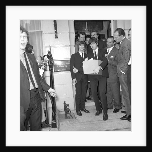 The Beatles leaving Radio Luxembourg by Harry Hammond