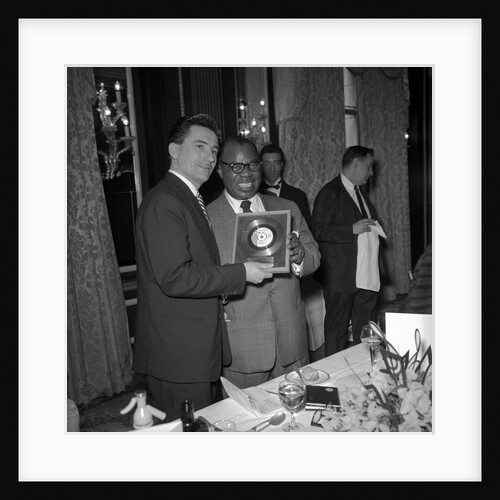 Louis Armstrong and Kenny Ball by Harry Hammond
