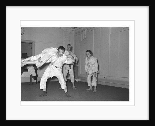 Peter Sellers having Judo lessons by Harry Hammond