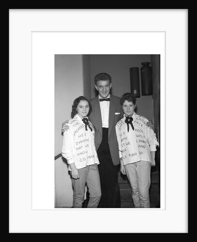Larry Page and two fans by Harry Hammond