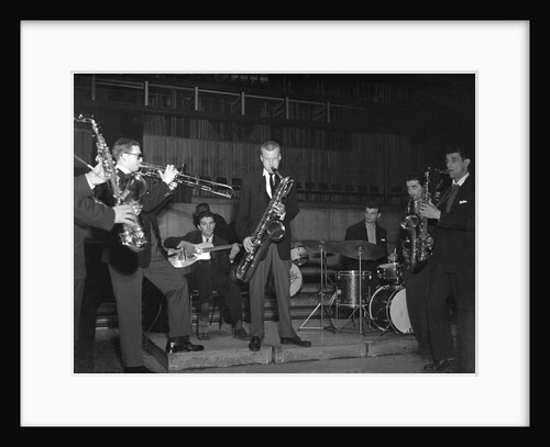 Gerry Mulligan with American musicians by Harry Hammond