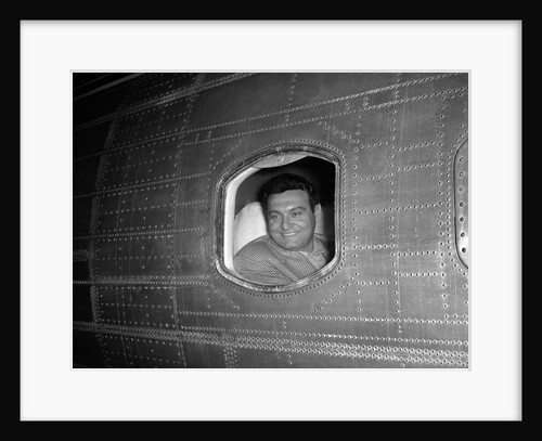 Frankie Laine arriving at London Airport by Harry Hammond