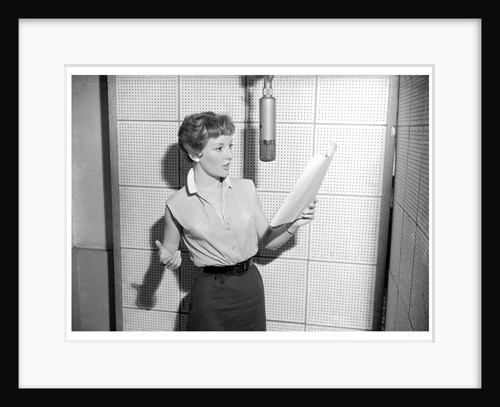 Petula Clark recording for Pye-Nixa records by Harry Hammond