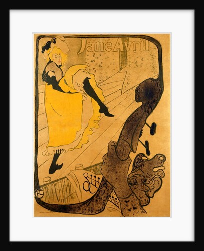 Jane Avril by Henri de Toulouse-Lautrec