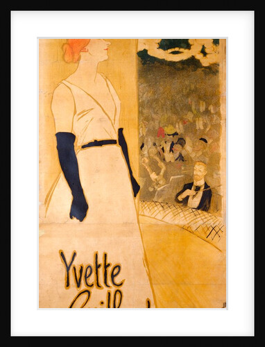 Yvette Guilbert by Théophile-Alexandre Steinlen