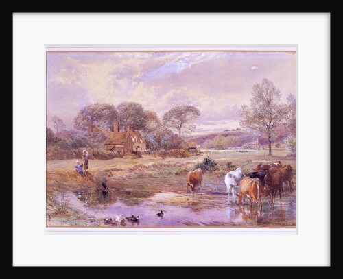 Watering Place by Myles Birket Foster