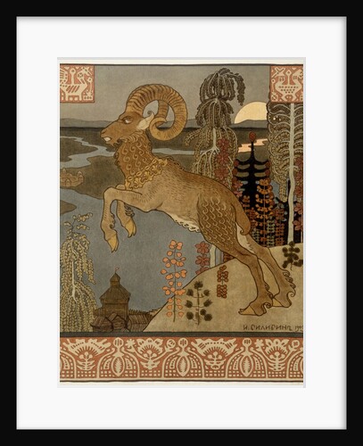Mountain Goat by Ivan Iakovlevich Bilibin