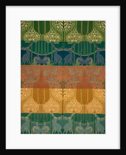 Stags & Swans in a Landscape hanging by Charles Francis Annesley Voysey