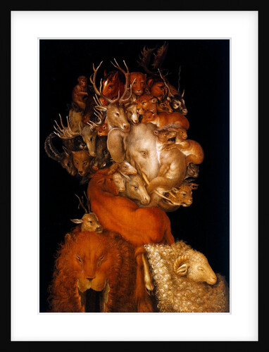 Earth, showing a composite of different animal faces by Giuseppe Arcimboldo