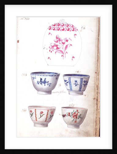 Pages from the Original Drawing Book of the Leeds Pottery manufacturers Hartley & Green by Anonymous