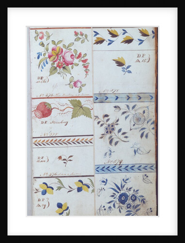 Pages from the Original Drawing Book of the Leeds Pottery manufacturers Hartley & Green by Anonymous