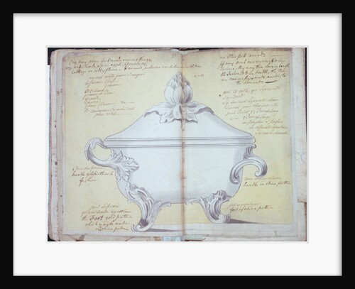 Pages from the Original Drawing Book of the Leeds Pottery manufacturers Hartley & Green by Anonymous
