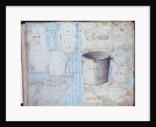 Pages from the Original Drawing Book of the Leeds Pottery manufacturers Hartley & Green by Anonymous