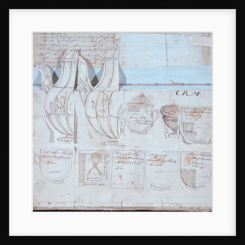 Pages from the Original Drawing Book of the Leeds Pottery manufacturers Hartley & Green by Anonymous