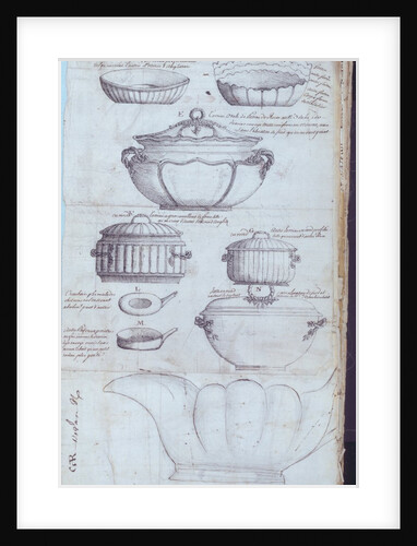 Pages from the Original Drawing Book of the Leeds Pottery manufacturers Hartley & Green by Anonymous