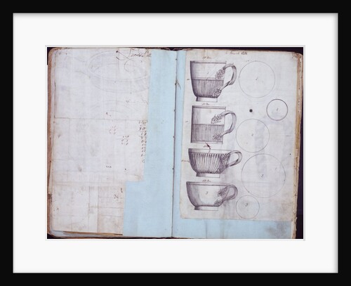 Pages from the Original Drawing Book of the Leeds Pottery manufacturers Hartley & Green by Anonymous