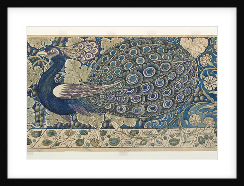 Design for a tile panel by William Frend De Morgan