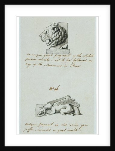 Lion and Griffin by Charles Heathcote Tatham