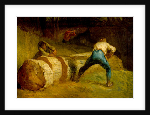 The Wood Sawyers by Jean-Francois Millet