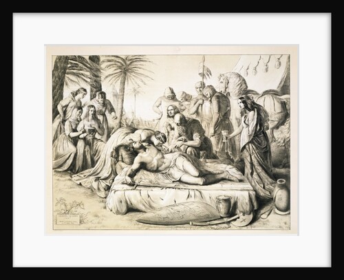 Queen Eleanor Sucking the Poisoned Wound of King Edward I by John Linnell II