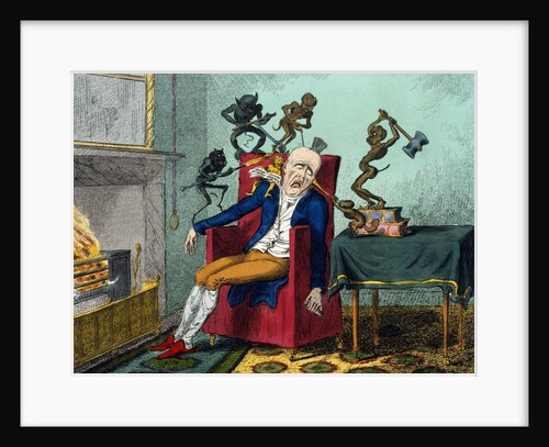 The Headache by George Cruikshank