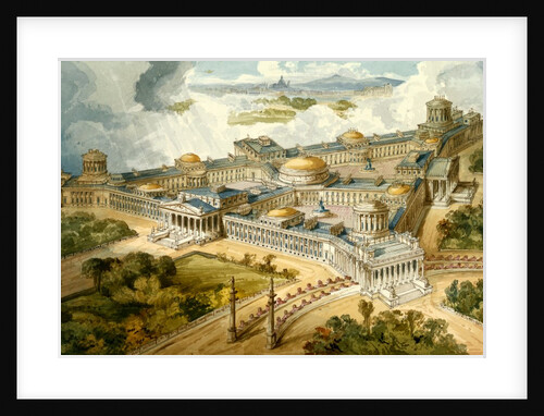 Scheme for a Triangular Royal Palace in Hyde Park by Sir John Soane