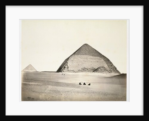 The Pyramids of Dahshoor from The South West by Francis Frith & Co.