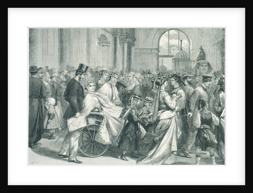 An English family at the Paris Exhibitio by Anonymous