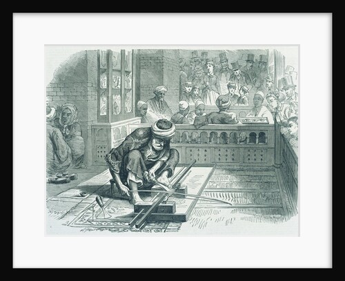 An Egyptian turner at work in the Paris Exhibitio by Anonymous