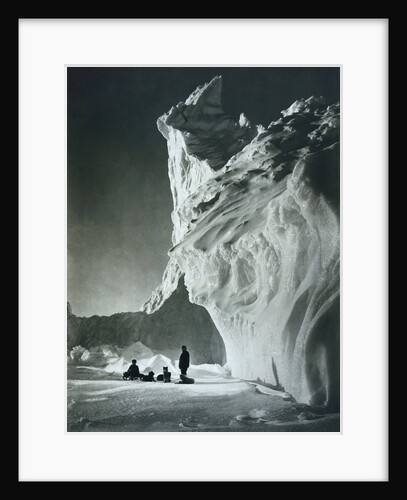 A Dog Team Resting by Herbert George Ponting