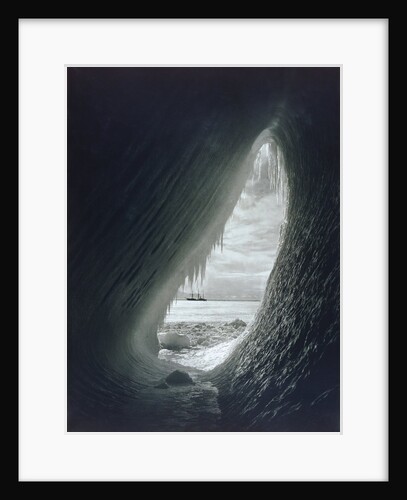 A Cavern in an Iceberg, 1910-13 by Herbert George Ponting