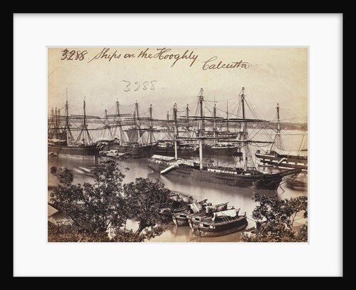 Ships on the Hooghly by Francis Frith