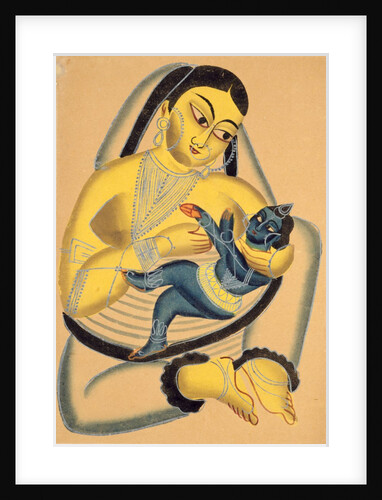 Jashoda nursing Krishna by Unknown