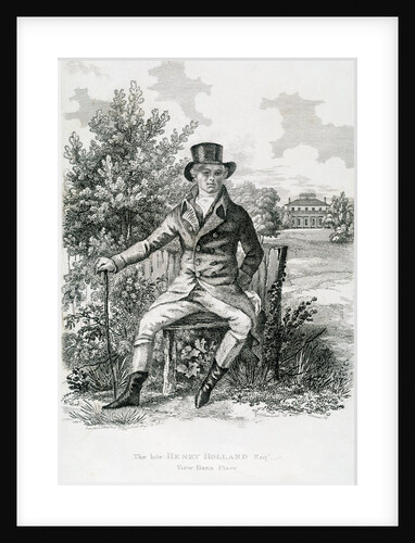 The late Henry Holland Esquire view Hans Place by George Garrard
