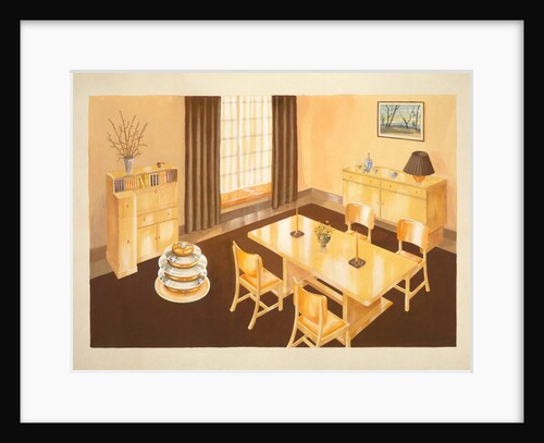 Design for a Dining Room by G.H. Wooler