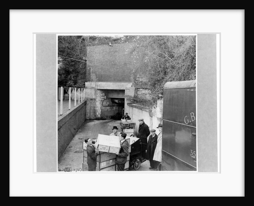 The Loading of V&A Packing Cases and Crates by Anonymous
