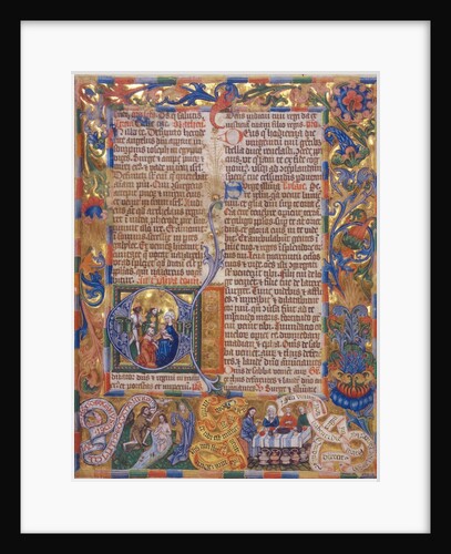 Leaf from The Giltlingen Missal by Conrad Wagner