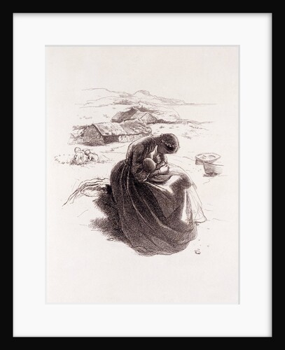Mother with child by John Everett Millais