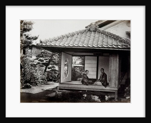 A Tycoon's halting place on the Tocaido by Felice Beato