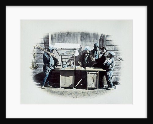 A tea stall by Felice Beato