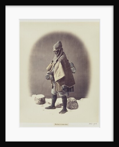 A merchant in winter dress by Felice Beato