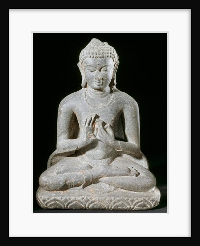 Figure of a seated Buddha. Bodhgaya, India, 9th-11th century by Unknown