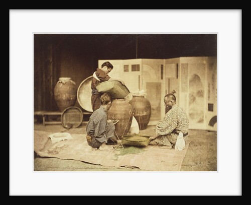 Coolies storing tea by Unknown